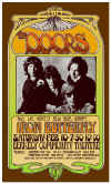 Doors Berkeley concert poster 1968