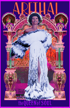 Aretha Franklin poster